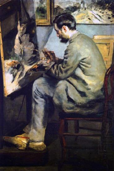 Portrait of Jean Frederic Bazille, Pierre Auguste Renoir